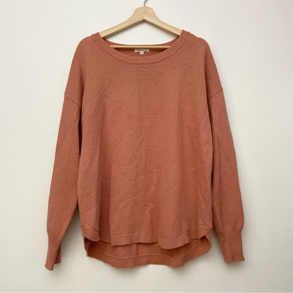 Pink Knit 100% Cotton Sweater